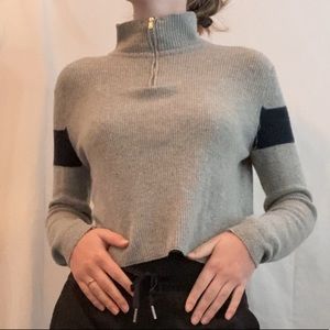 Brandy Melville Quarter-zip Sweater
